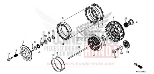 EMBRAYAGE CRF450LK de 2019